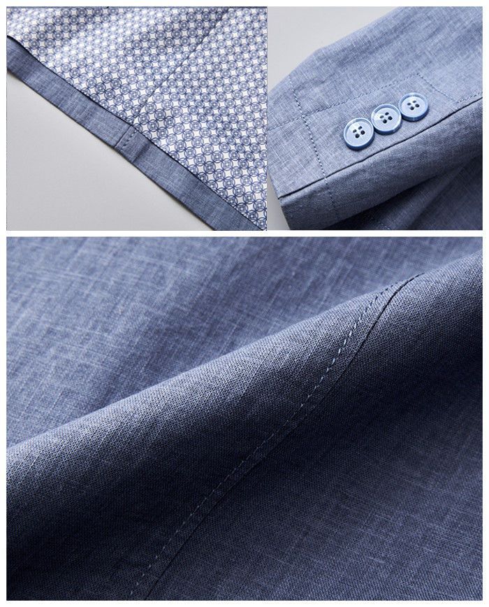 麻混 カジュアルジャケット