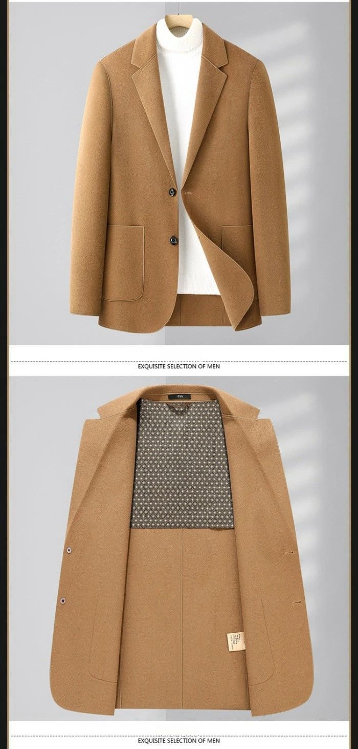  ウール メルトンジャケット メンズ テーラードジャケット スリムジャケット カジュアルジャケット ブレザー 男性 無地 ビジネスジャケット コート ジャケット ファッション