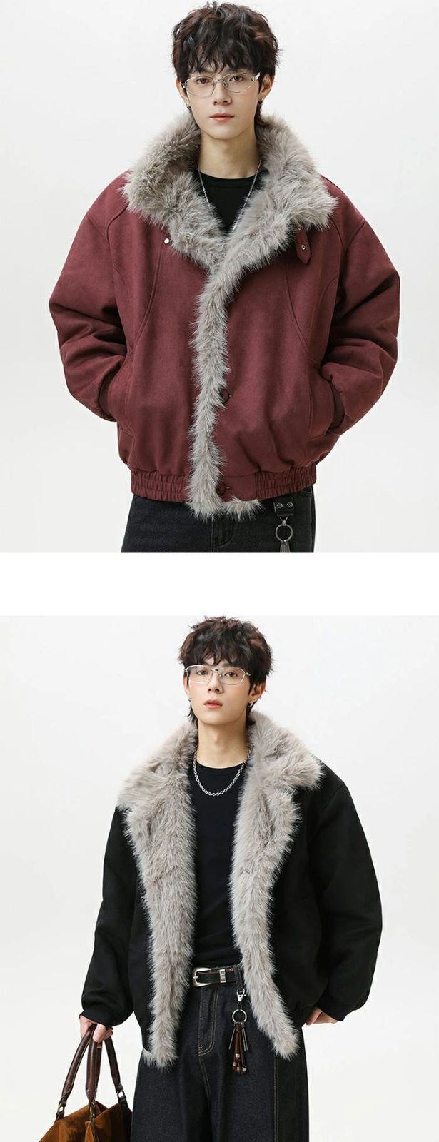 カジュアルジャケット 毛皮コート