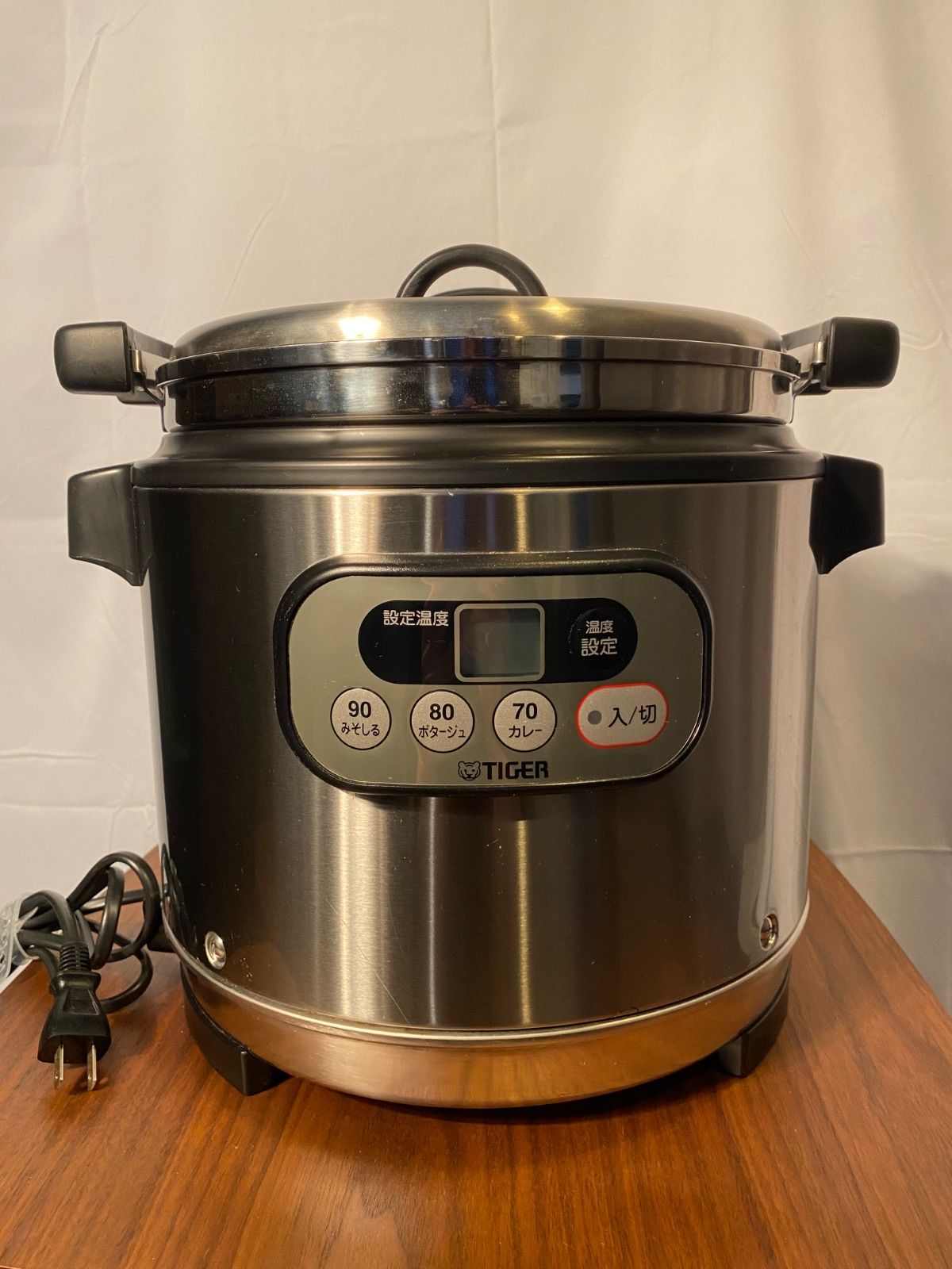 TIGER マイコンタイプ 保温調理鍋 8L JHI-M080XS TIGER マイコンタイプ