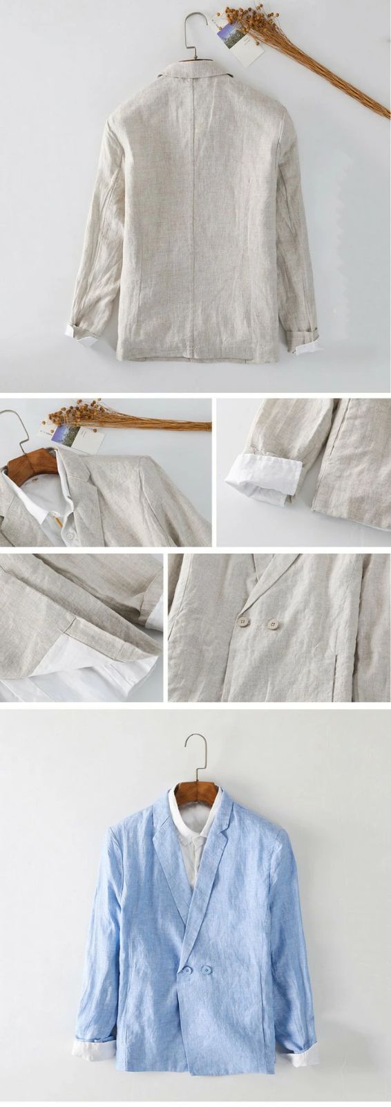 テーラードジャケット リネンジャケット