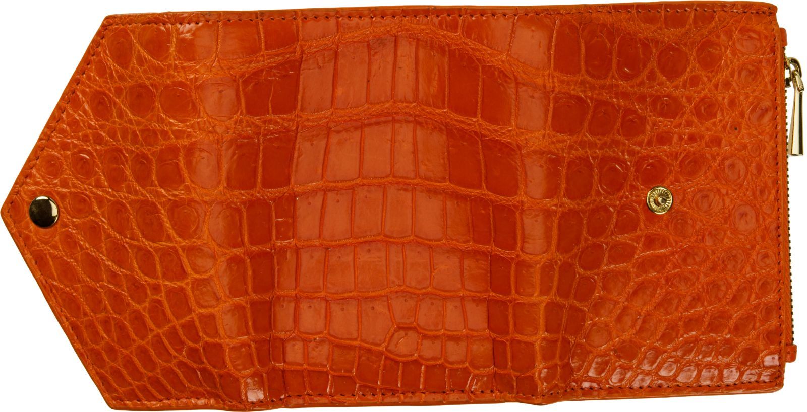 クロコダイル三つ折り財布