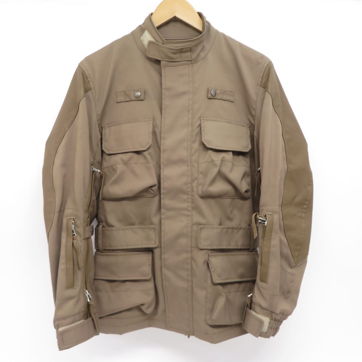 Max Fritz by o d works マックスフリッツ アームレザーガード バイカー メッシュジャケット MFJ 1529 サイズ46