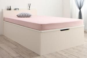 お客様組立 クローゼット跳ね上げベッド 薄型スタンダードポケットコイルマットレス付き 縦開き シングル レギュラー丈 深さラージ