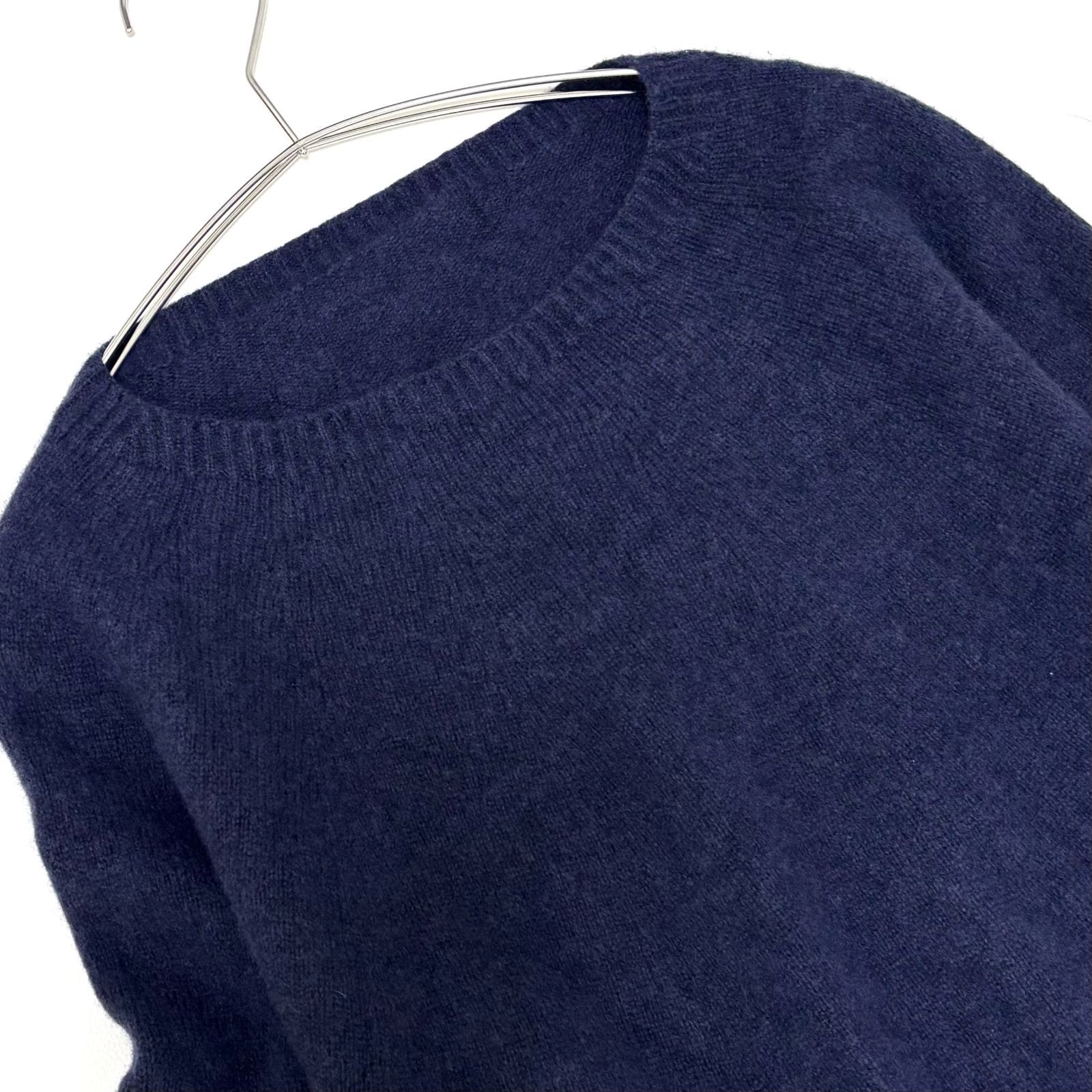 IENA カシミヤシルク混コクーンニット ネイビー　タグ付き ◇IENA◇カシミヤシルク混コクーンニット - メルカリ