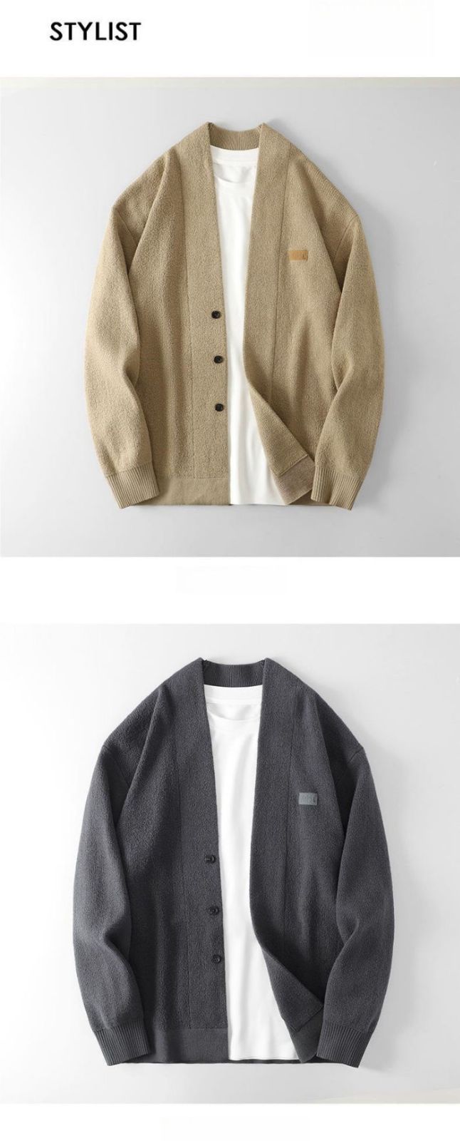 カーディガン 綿 メンズ ニット Vネック ジャケット メンズカーディガン 前開き アウター ボタン付き ショートコート カジュアル スリム 細 コート ジャケット ファッション