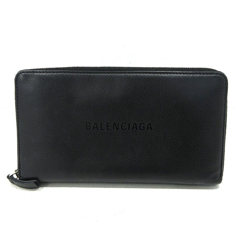 ⭐️ 美品 バレンシアガ エブリデイ ラウンドファスナー 長財布 ブラック 鑑定済 三重本店】 中古 BALENCIAGA | バレンシアガ エブリデイ ラウンド