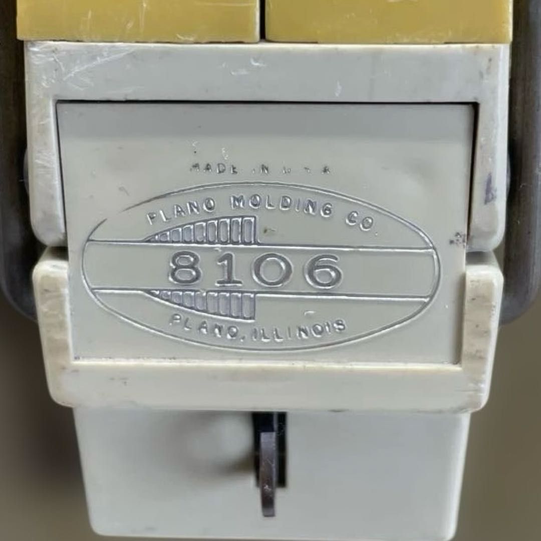 PLANO 8106 タックルボックス6段 両開き 1976～77年製 マスタード×ブラウン プラノ OLD オールドタックルボックス ヴィンテージタックルボックス 釣り フィッシング ルアーやワーム等の釣り具の収納や整理に【現状品】