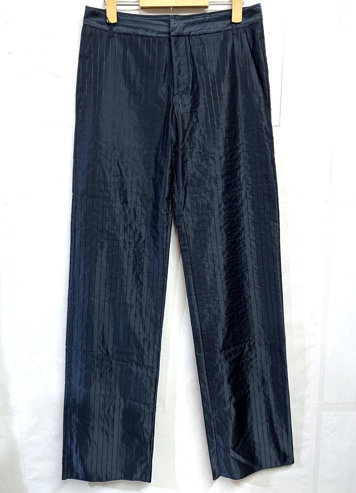 00 s ヴィンテージ アーカイブ イタリア製 DIRK BIKKEMBERGS ダークビッケンバーグ シャドーストライプ トラウザーズ KWY スラックスパンツ