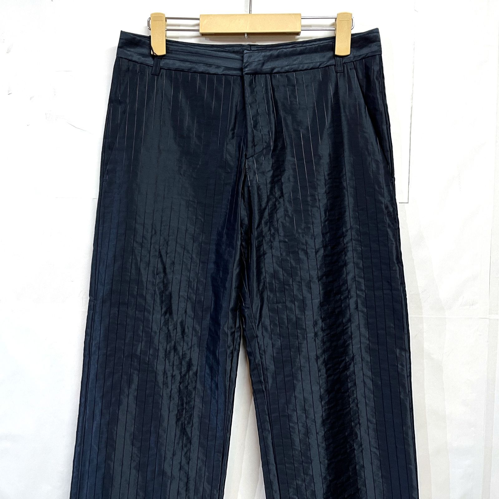 00 s ヴィンテージ アーカイブ イタリア製 DIRK BIKKEMBERGS ダークビッケンバーグ シャドーストライプ トラウザーズ KWY スラックスパンツ