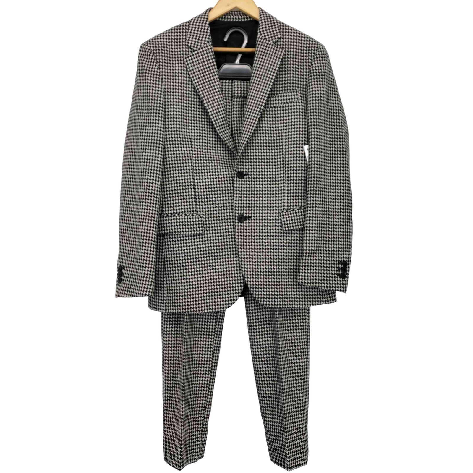 ミスタージェントルマン MR 千鳥 シングルテーラードジャケット 1タックスラックスパンツ セットアップ メンズ JPN L
