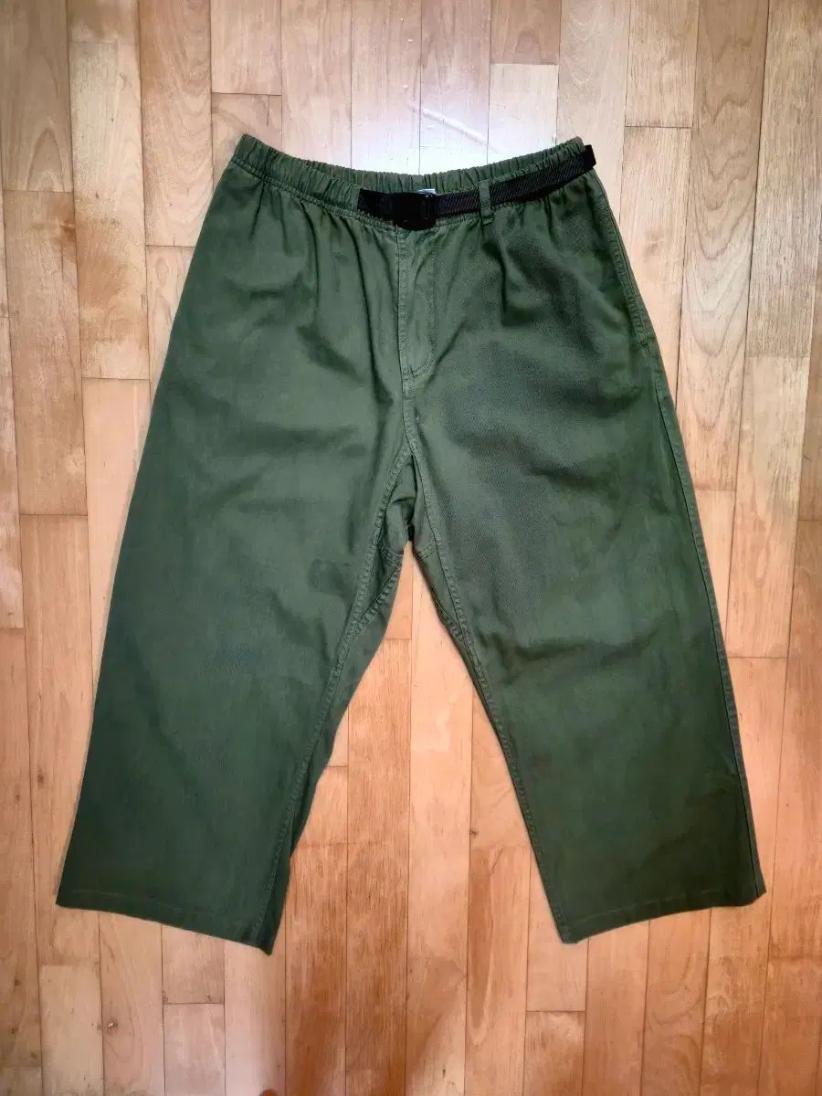 グラミチ ストレート パンツ オリーブ XL