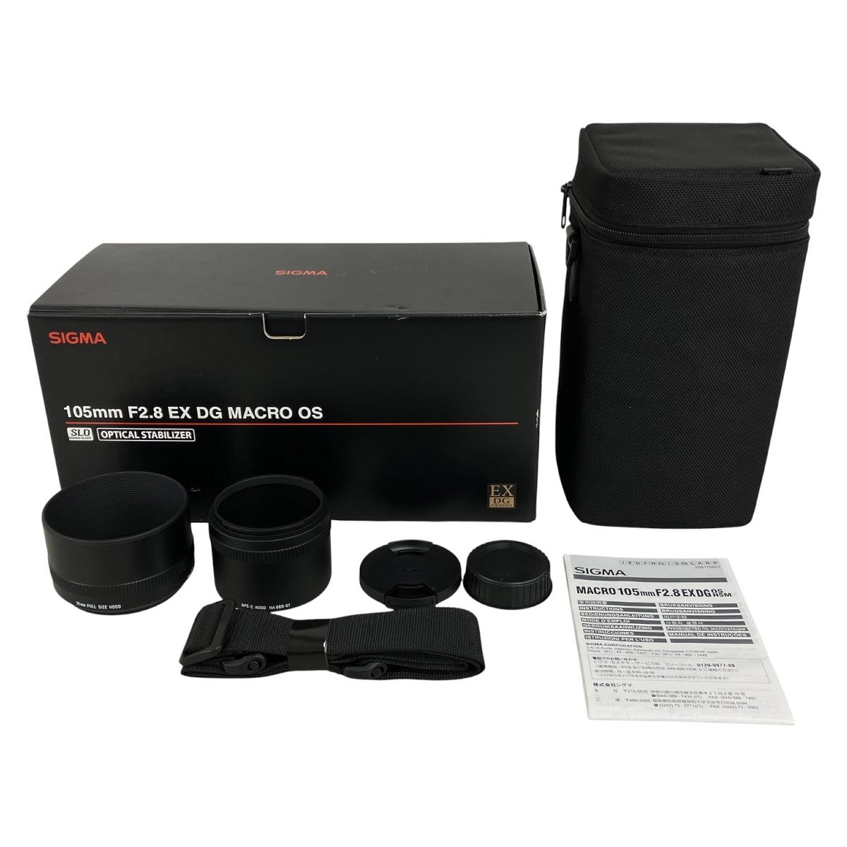 SIGMA 105 mm 2 8 DG MACRO OS HSM シグマ カメラレンズ