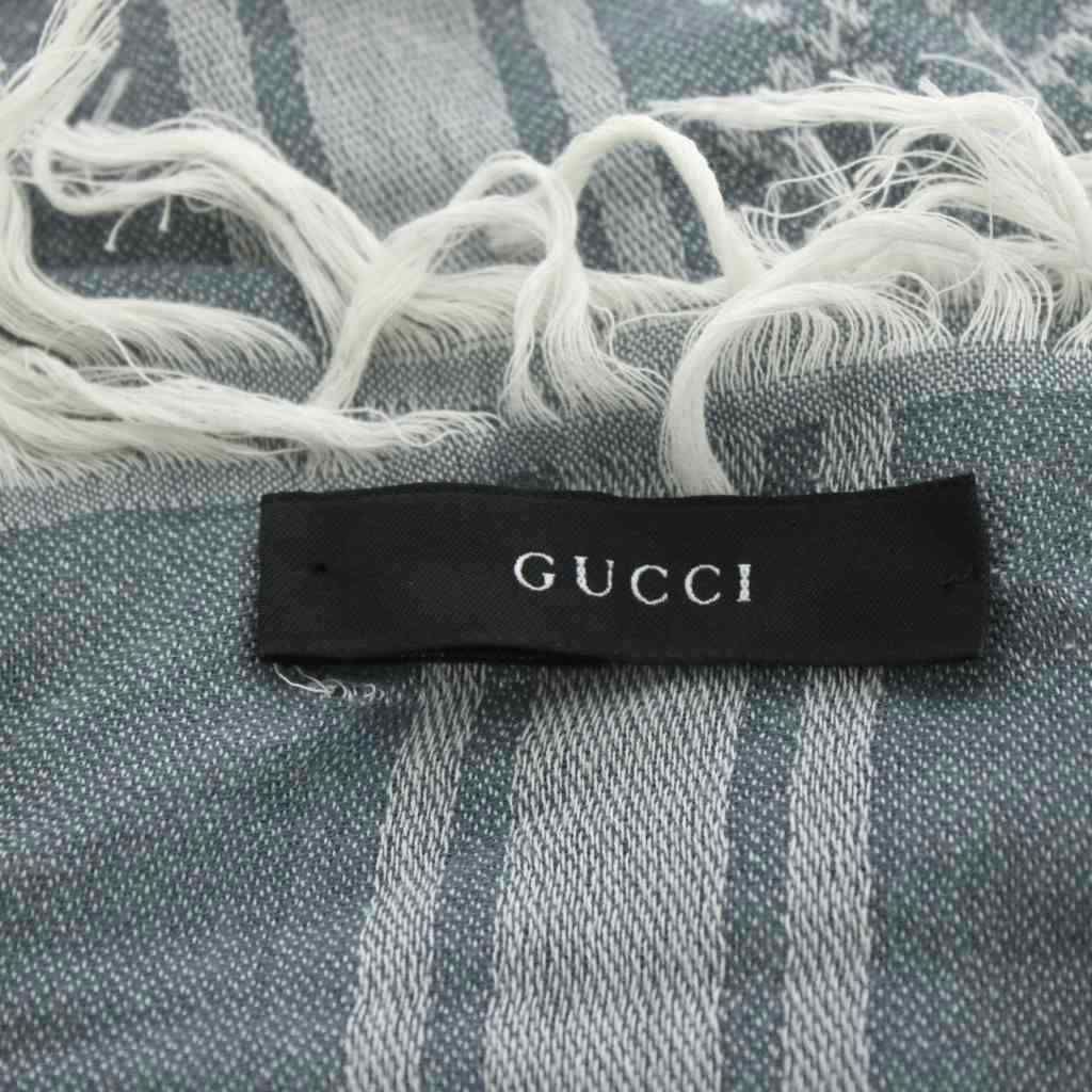 【中古】グッチ GUCCI GG柄 ストール フリンジ 総柄 グレー /AN15 ■OH レディース グッチ GUCCI GG柄 ストール フリンジ 総柄 グレー /AN15 □OH - メルカリ