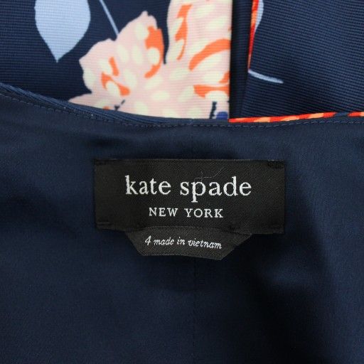 ケイトスペード KATE SPADE ドッティ フローラル ファイユ ドレス