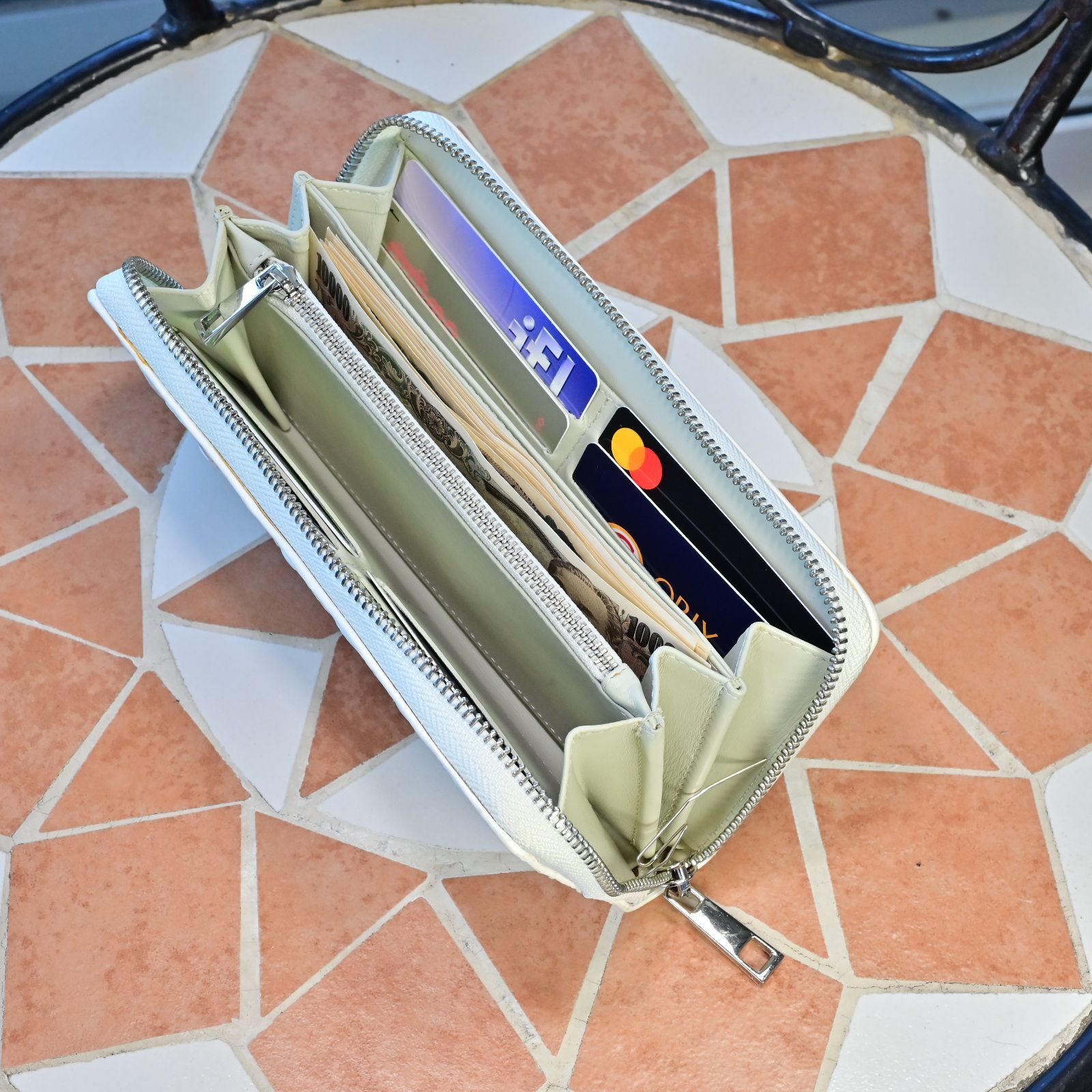 ヒマラヤ クロコダイルラウンドファスナー長財布｜金運アップ 浄化