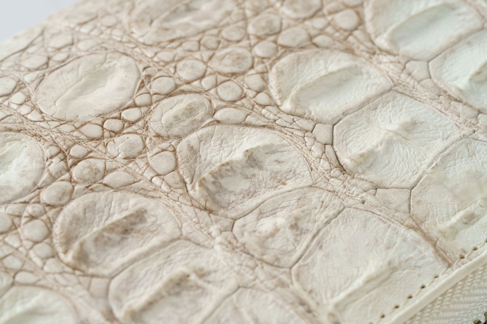 クロコダイルラウンドファスナー長財布｜金運アップ 浄化