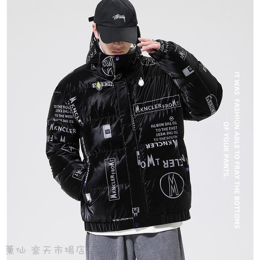 フード付き 中綿コート