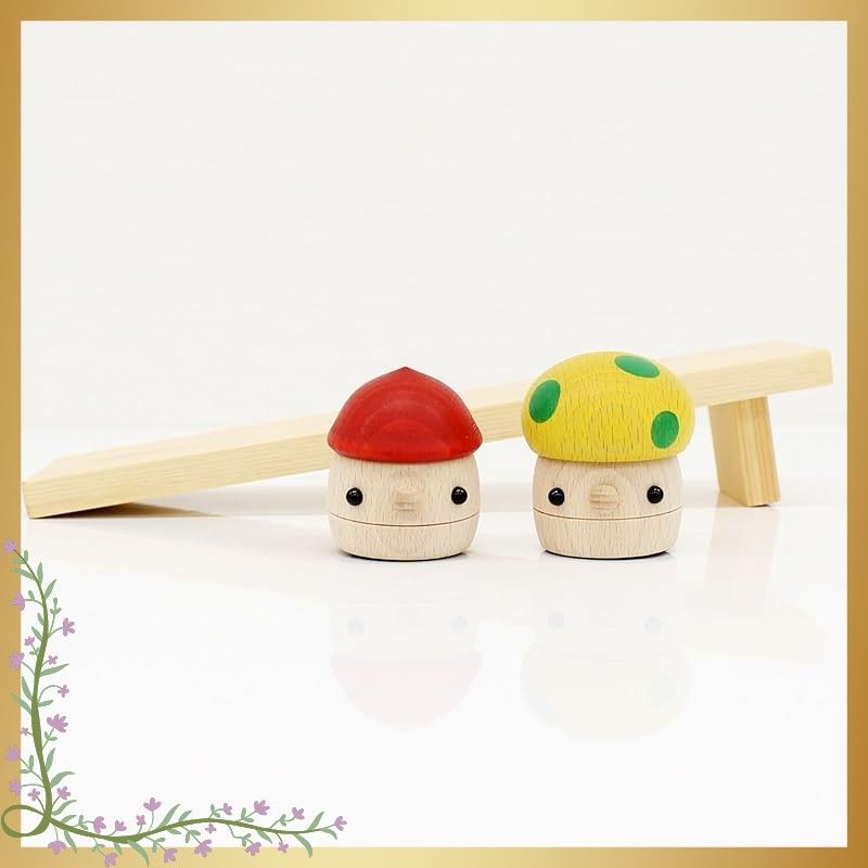 おもちゃのこまーむ どんぐりの坂 小 セット どんぐりころころ１ どんぐりきのこ１ どんぐりの坂小１ 木製玩具 0