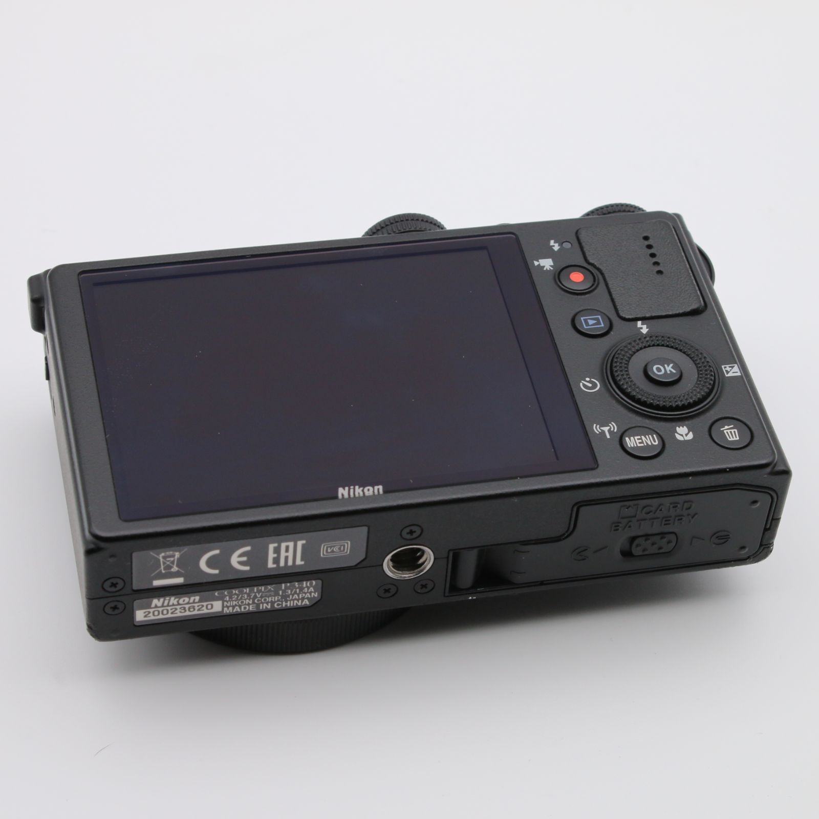 美品】Nikon COOLPIX P340 ブラック - メルカリ