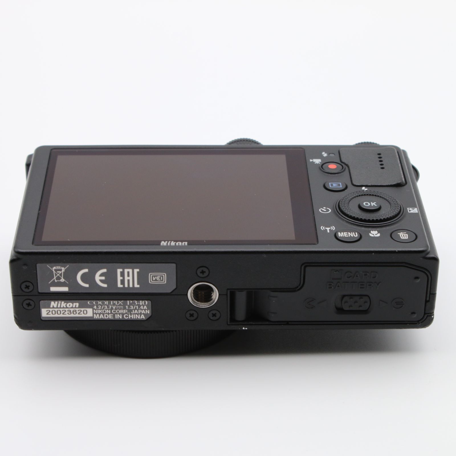 美品】Nikon COOLPIX P340 ブラック - メルカリ