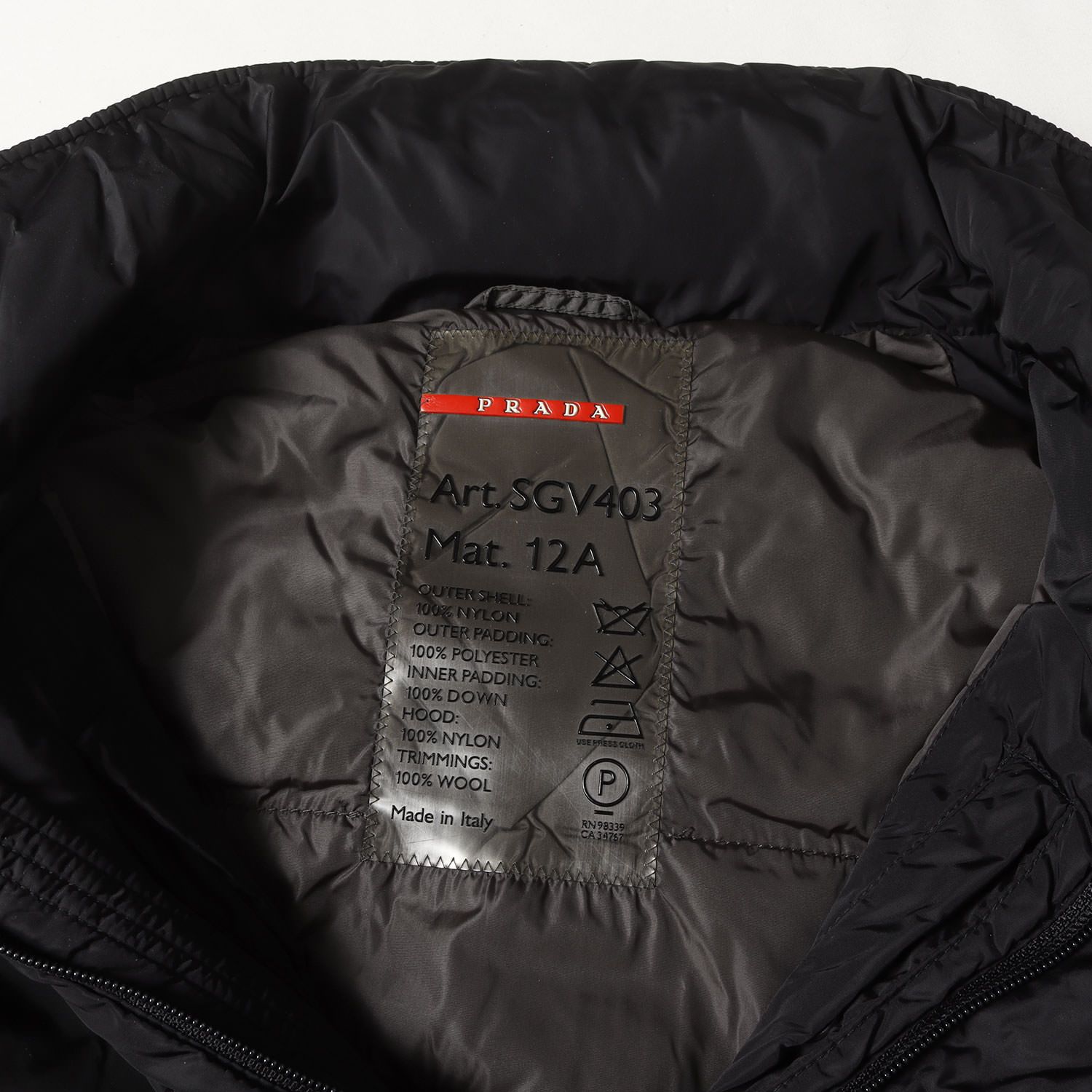 PRADA SPORTS プラダスポーツ ジャケット ブラック 黒 サイズ:52 | 90s 