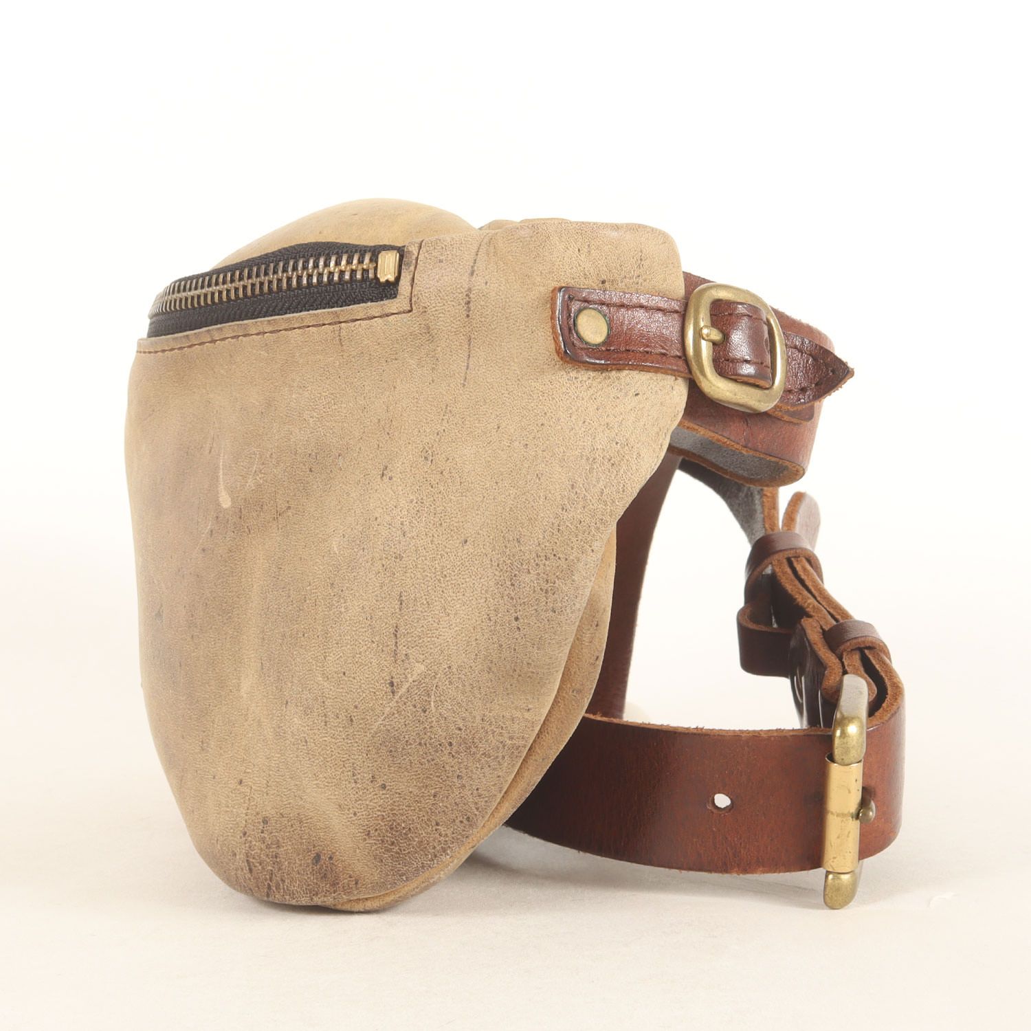 continental コンチネンタル バッグ クーズーレザー ボディバッグ KD BODYBAG ベージュ系 ブランド カバン メンズ