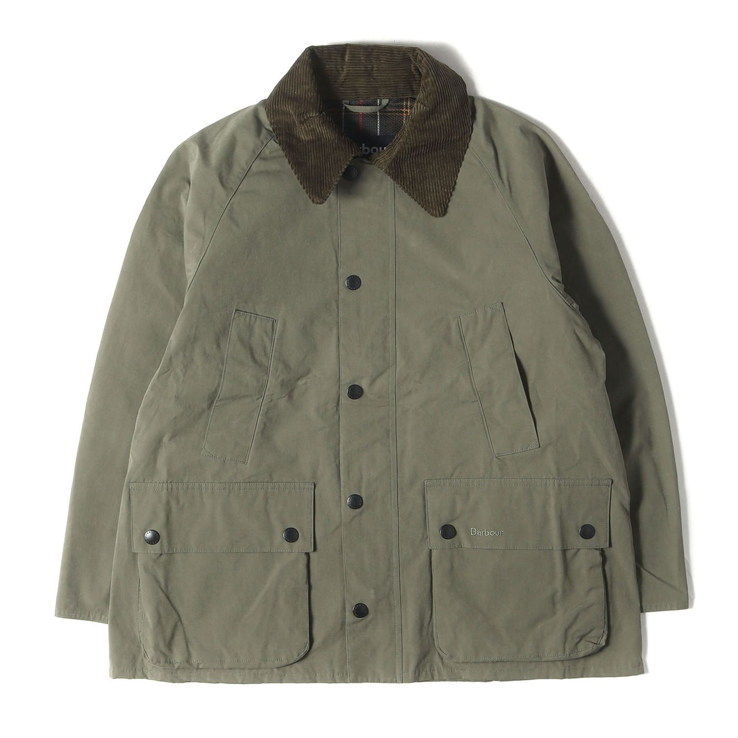 BARBOUR バブアー ジャケット オリーブ サイズ:36 | 25SS ピーチスキン オーバーサイズ ビデイルジャケット (OS PEACHED BEDALE) | アウター ブルゾン 上着【メンズ】【中古】【美品】【K4657】 美品】BARBOUR バブアー ジャケット オリーブ サイズ:36 | 25SS ピーチ
