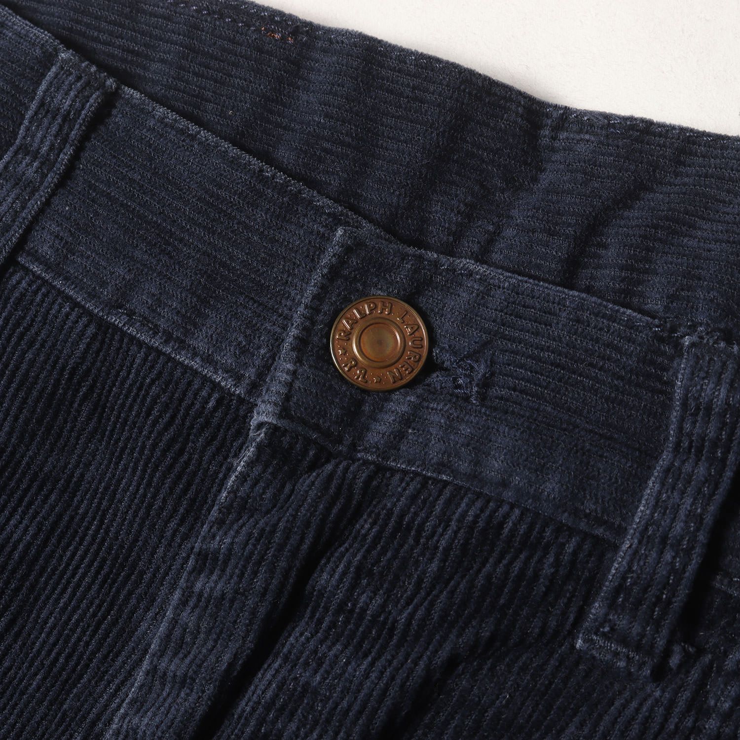 メンズ RRL ダブルアールエル コーデュロイパンツ ネイビー