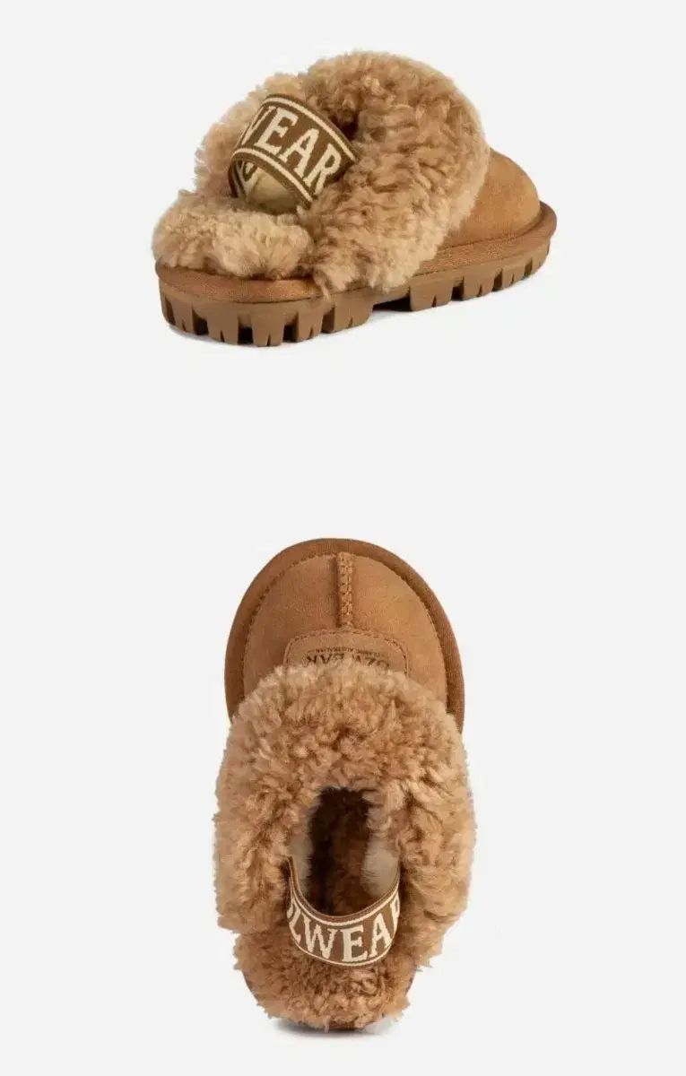 OZWEAR キッズ コケット カール バンディング スリッパ