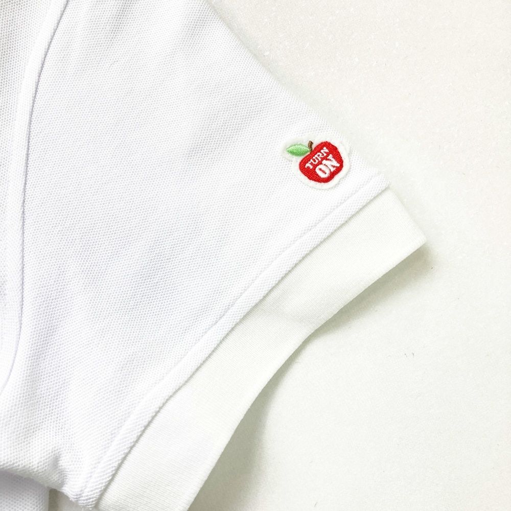 サイズ：L HORN GMT ホーン ガーメント 半袖ポロシャツ ホワイト系