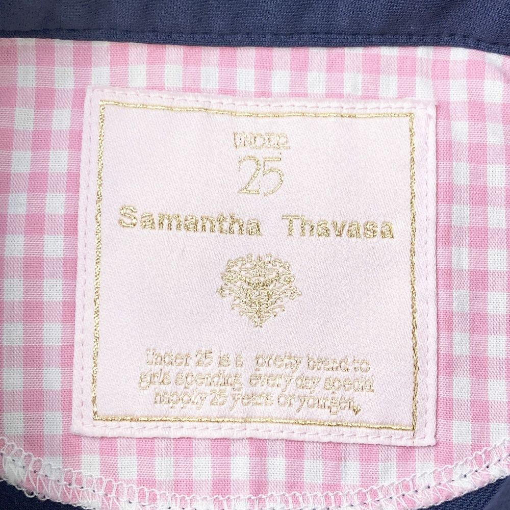 サイズ：M SAMANTHA THAVASA サマンサタバサ UNDER25 半袖ポロシャツ
