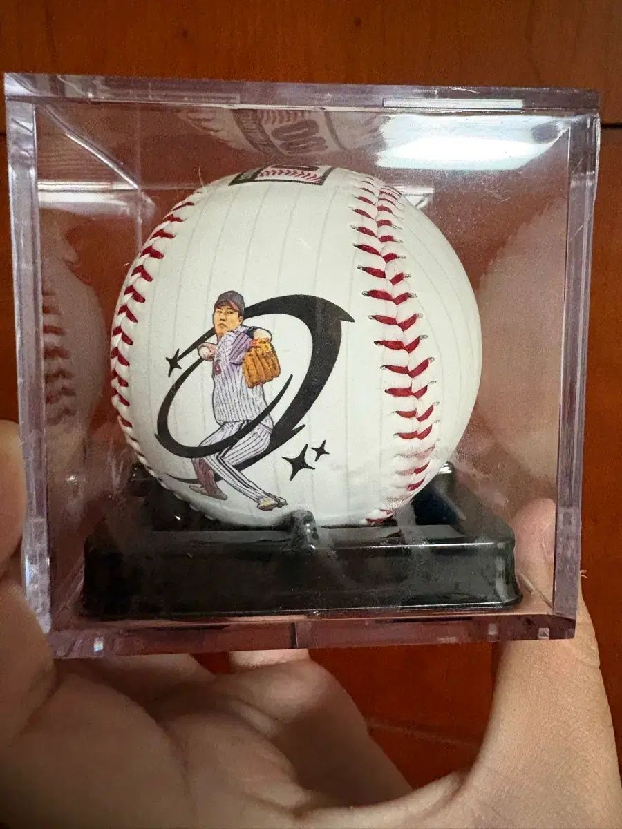 イ チャンギュ 찬규 完封勝利 記念球 木製バット 記念グッズ 