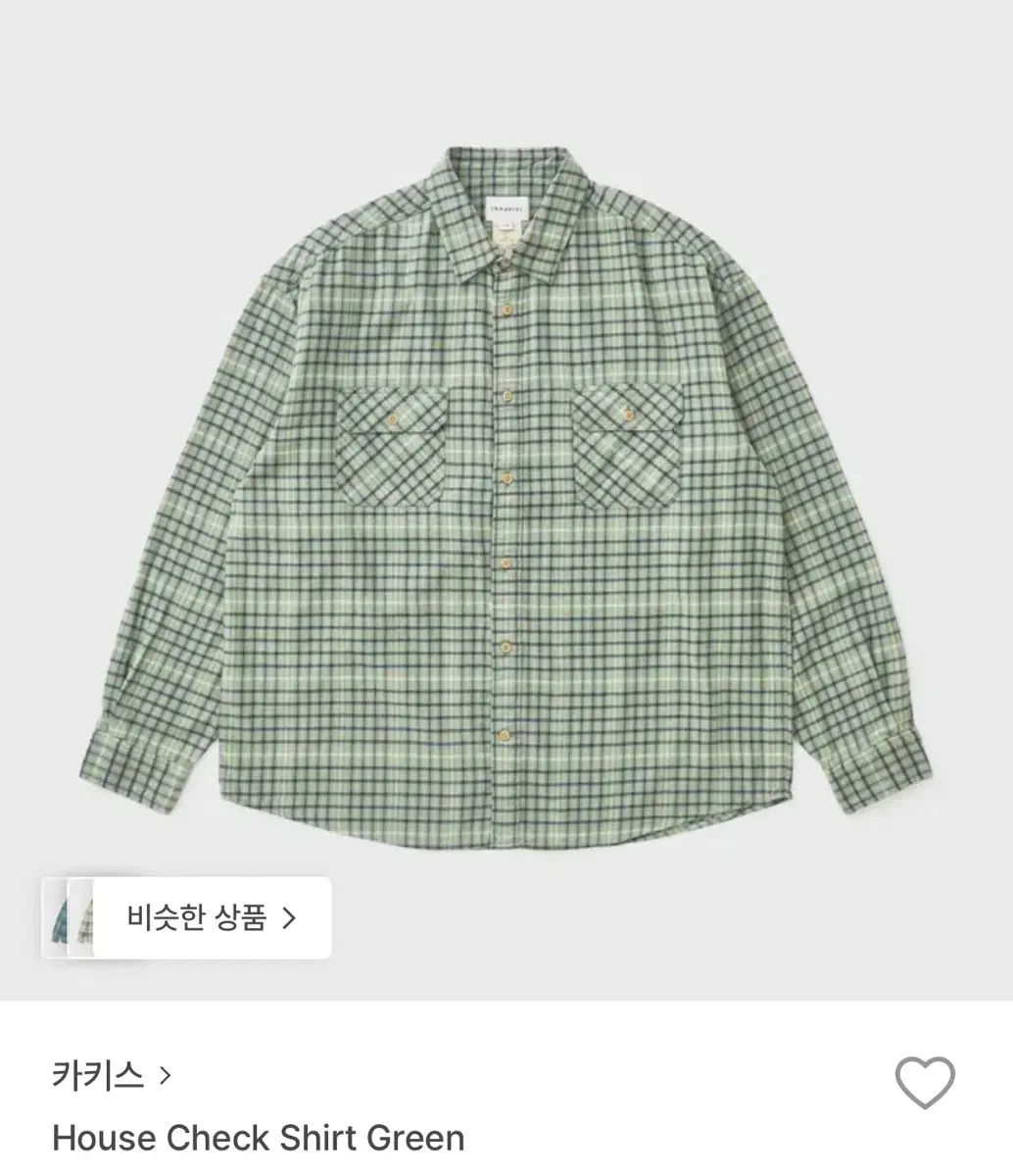 カーキハウス チェックシャツ グリーン