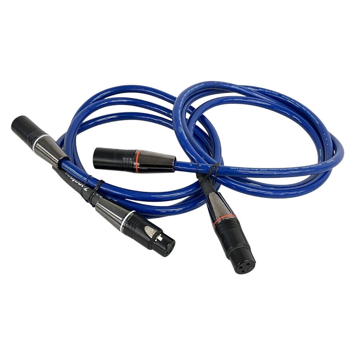 Zonotone ゾノトーン Blue spirit-777AC ペア ケーブル 音響機材 中古