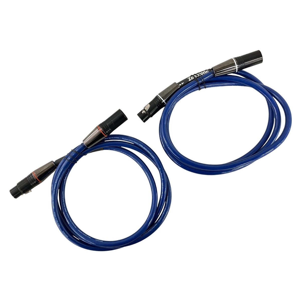 Zonotone ゾノトーン Blue spirit-777AC ペア ケーブル 音響機材 中古