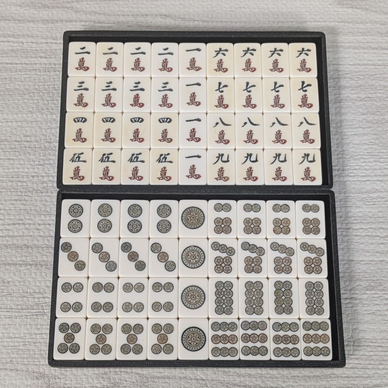 麻雀牌 ミズノ丸一 金花牌 金彩色 三羽一索 40年前 16 g