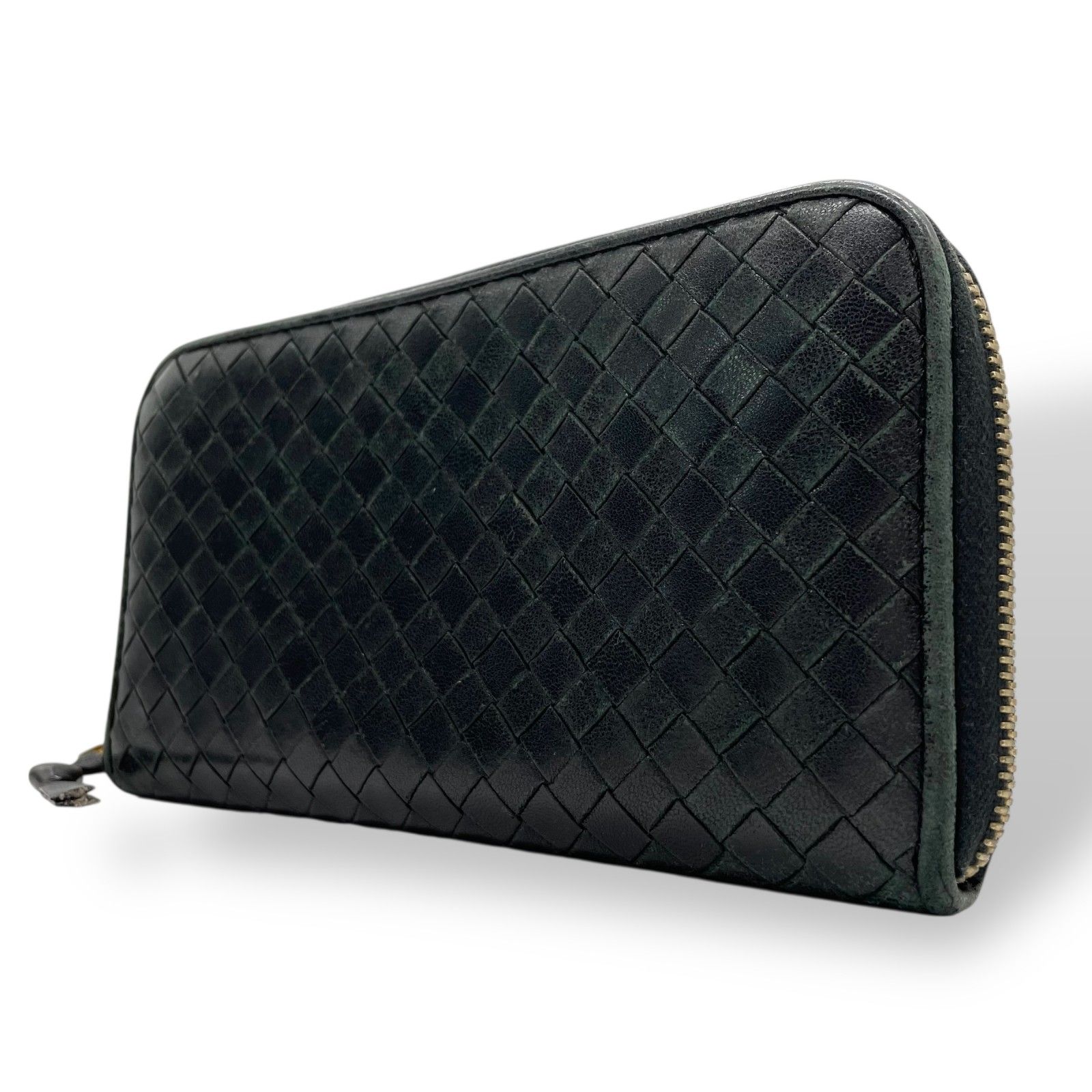ボッテガヴェネタ BOTTEGA VENETA 長財布 イントレチャート ラウンド
