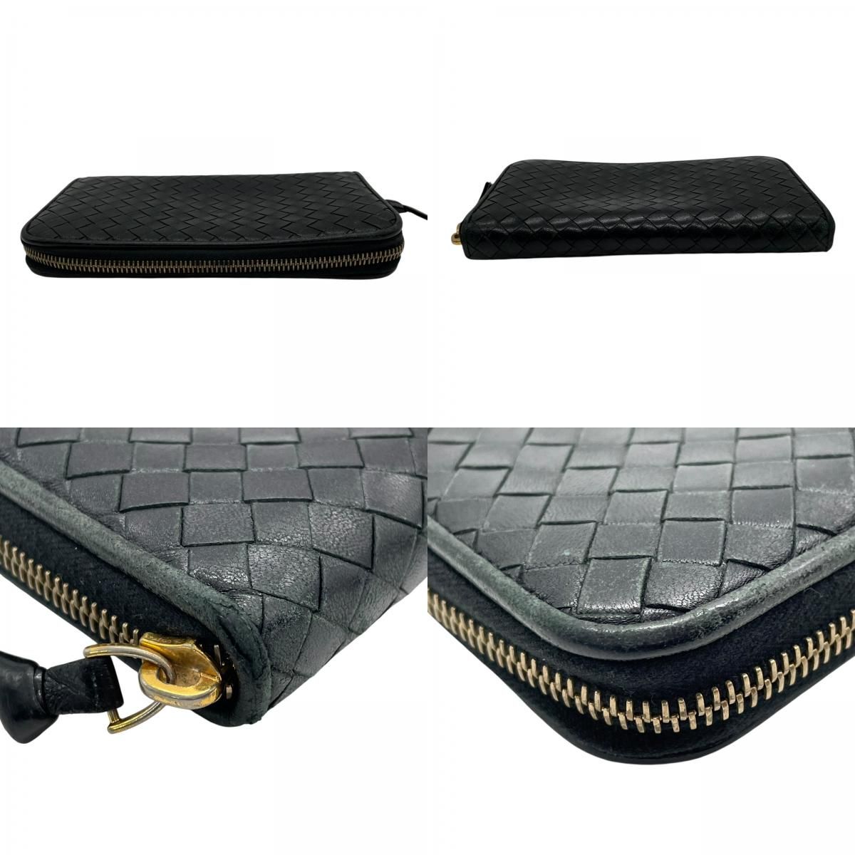 ボッテガヴェネタ BOTTEGA VENETA 長財布 イントレチャート ラウンド