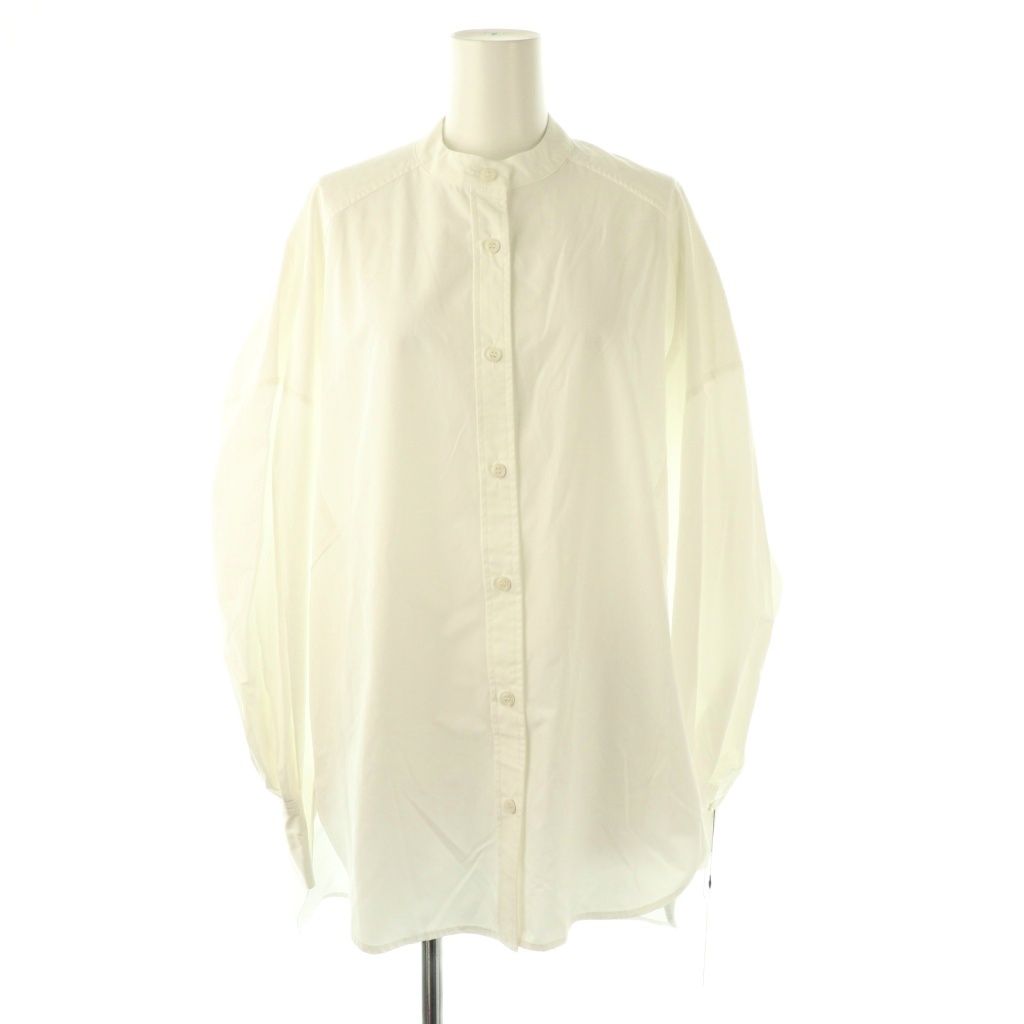 マチャット MACHATT ショップ スタンドカラーオーバーシャツ ブラウス