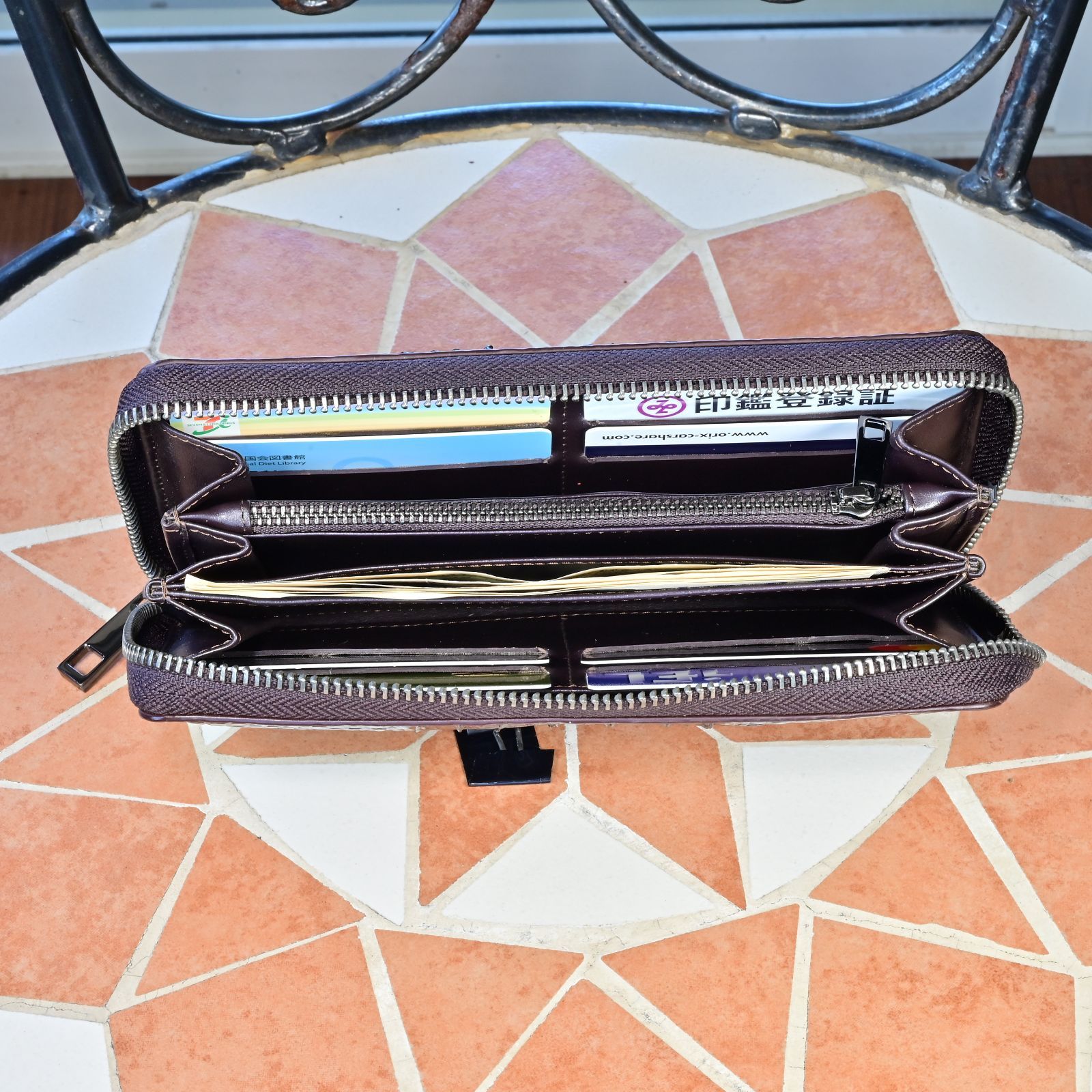 シャイニングクロコダイル長財布