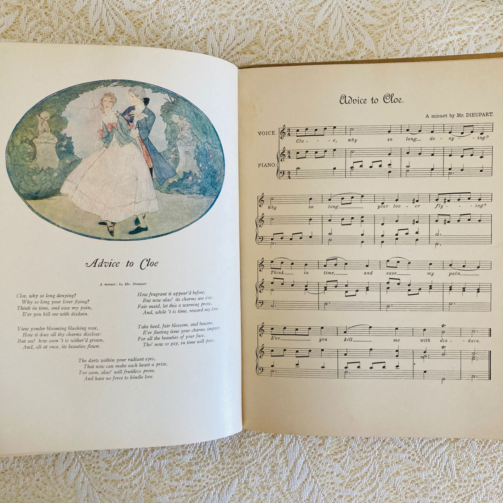 Rie Cramer挿絵の歌曲集 アンティーク楽譜絵本 1923年刊行 洋書・古書
