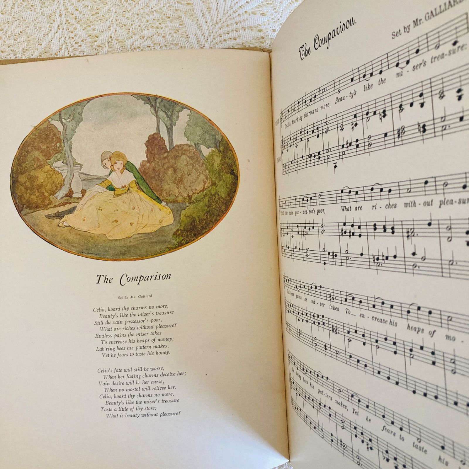 洋書　古書　アンティーク楽譜絵本　Rie Cramer挿絵の歌曲集　1923年刊 Rie Cramer挿絵の歌曲集 アンティーク楽譜絵本 1923年刊行 洋書・古書