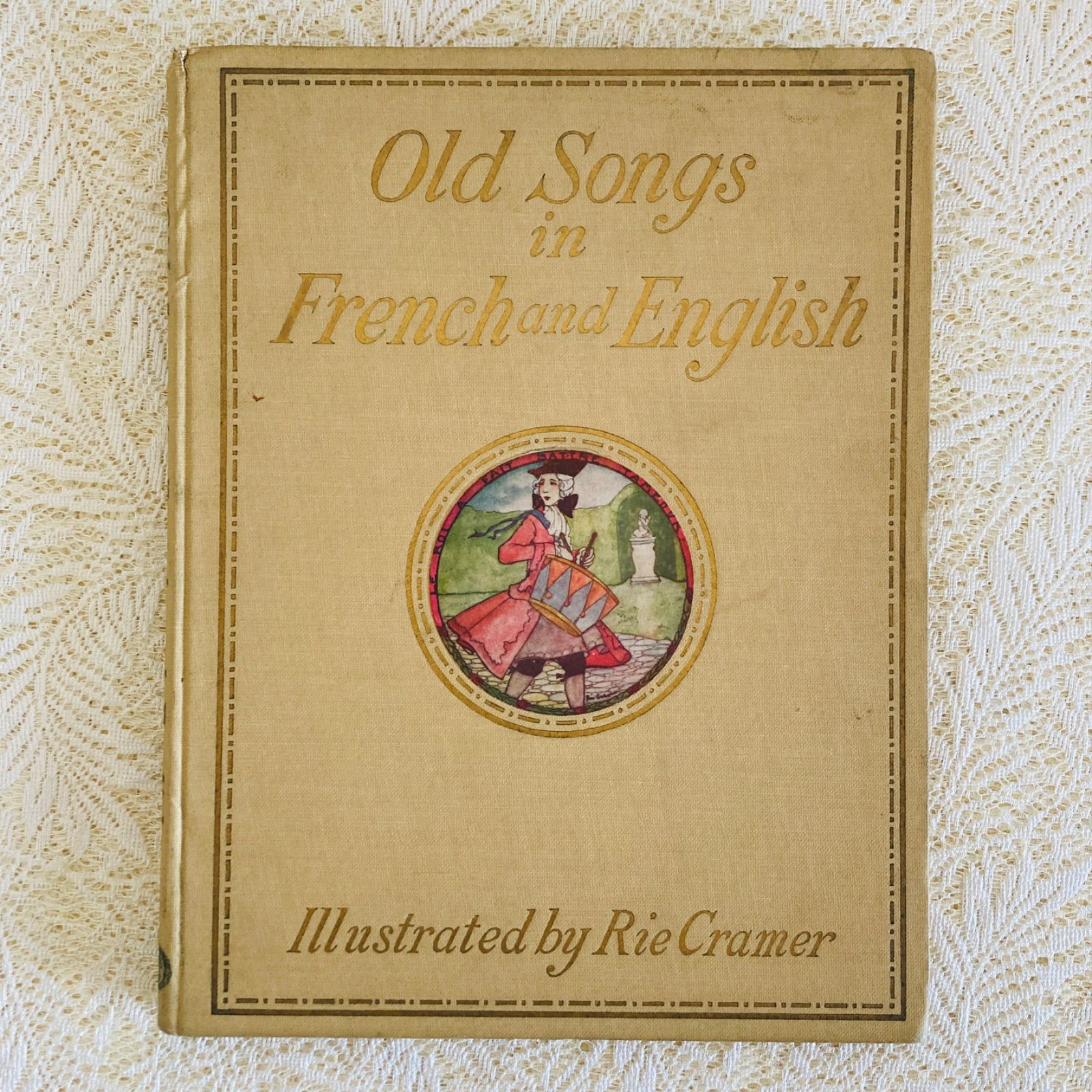 Rie Cramer挿絵の歌曲集 アンティーク楽譜絵本 1923年刊行 洋書・古書