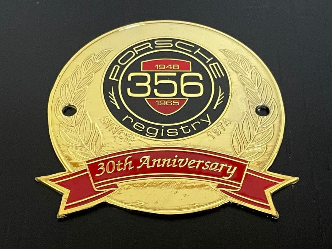 ポルシェ 0 カーバッジ グリルバッジ 希少 30周年記念 公式通販