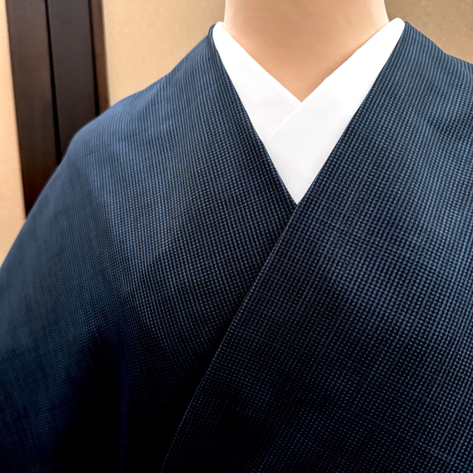 着物 本場奄美大島紬 泥藍 二元越 興紬工房 0240