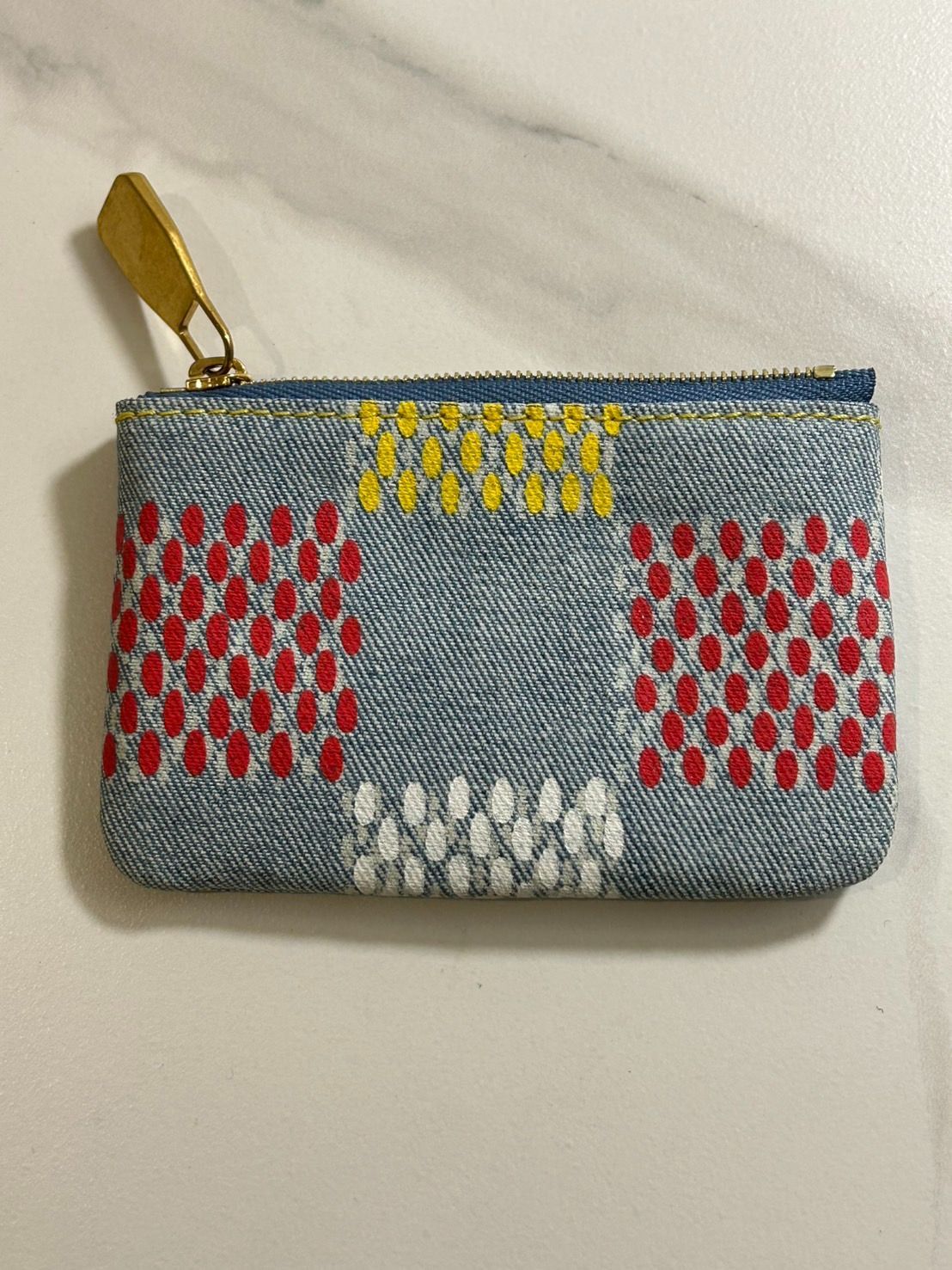 LOUIS VUITTON】ヴィトン LV バーズ ダミエ デニム カードキーケース