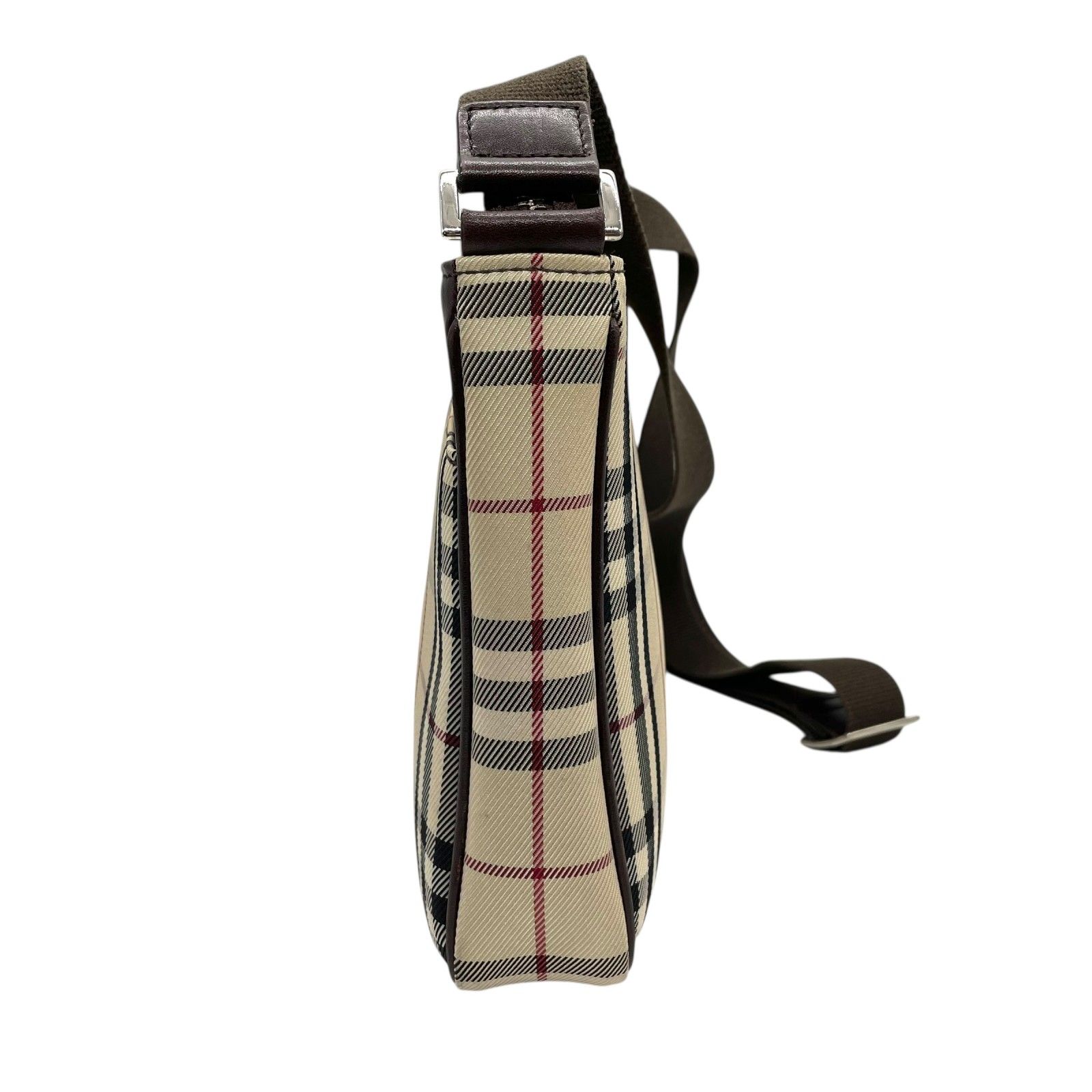 美品 バーバリー BURBERRY ショルダーバッグ ノバチェック ベージュ 
