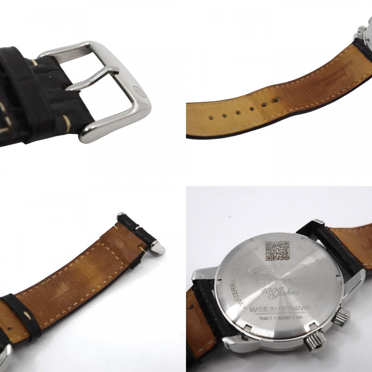 【稼動新品電池】ZEPPELIN 100周年モデル メンズ 腕時計 7640 ZEPPELIN、100周年記念シリーズ オープンハートオートマティックに