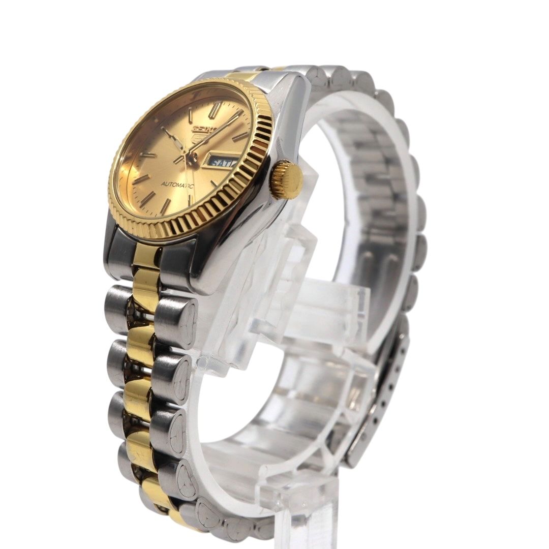 未使用級/美品/稼働品】セイコー SEIKO 5 レディース腕時計 4206-0510